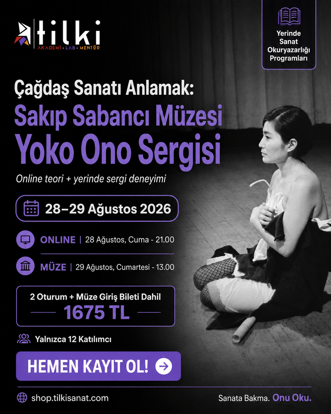 Sakıp Sabancı Müzesi Yoko Ono Sergisi